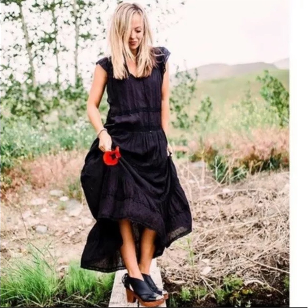 Free People Black Maxi dress - never worn, no tags